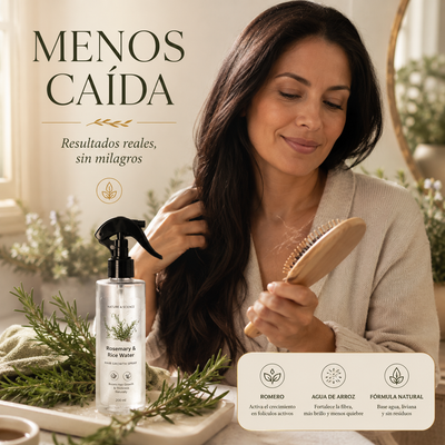 Spray Romero & Agua de Arroz - 200 ml